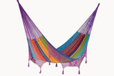 Deluxe Outdoor Cotton Mexican Hammock  in Colorina Colour - JUST Hammocks